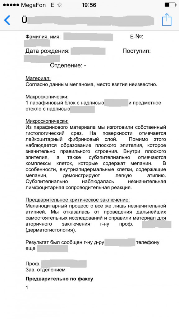 Меланома. Гистологическое исследование Меланома. Гистологическое исследование