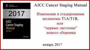 Изменение в стадировании T1a T1b