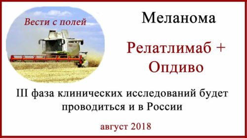 Релатлимаб (Relatlimab). Продолжение банкета Релатлимаб (Relatlimab)
