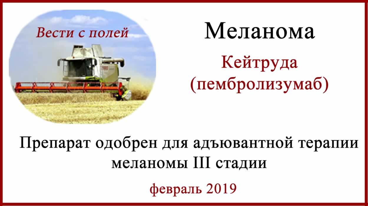 Кейтруда в адъювантной терапии меланомы