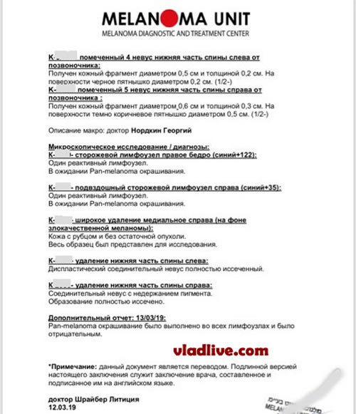 Гистология удаленных сторожевых лимфоузлов