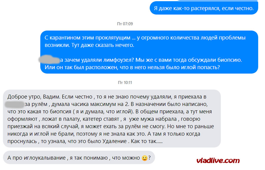 Биопсия лимфоузла