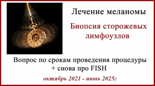 Сроки выполнения БСЛУ, врачи в инстаграме, FISH и адъювантная терапия