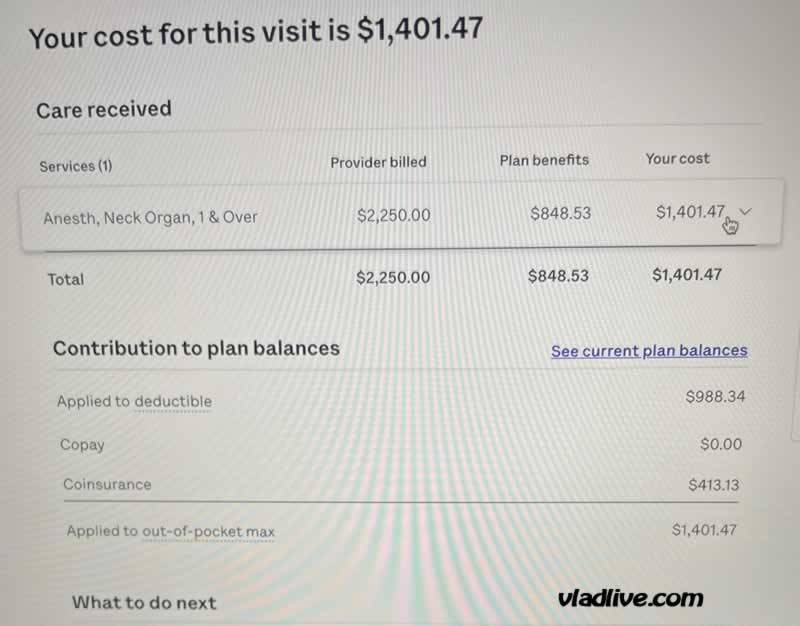 Анестезиолог. Счет , Стоимость БСЛУ в США анестезиолог. Страховка