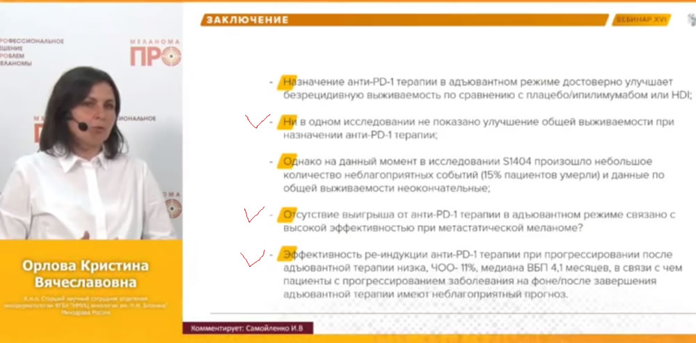 Пембролизумаб для адъювантной терапии меланомы