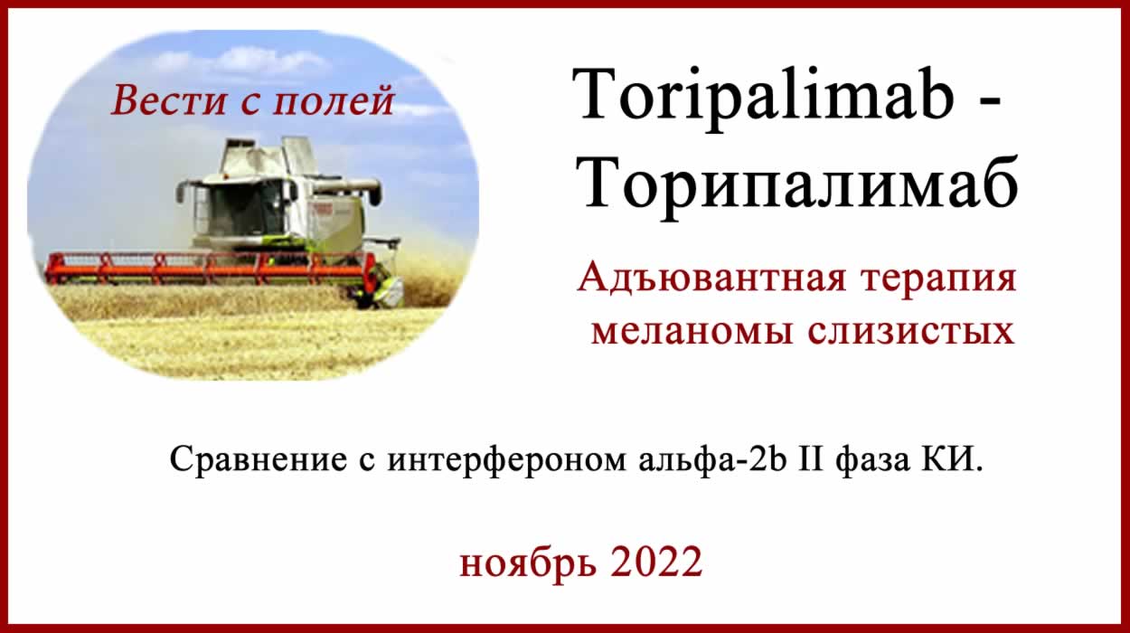 Торипалимаб и интерферон