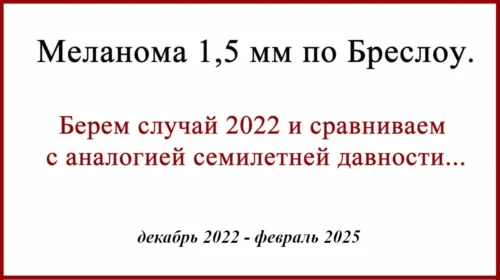 Меланома предплечья. 1,5 мм c изъязвлением. История лечения
