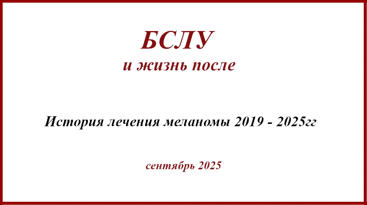 "БСЛУ" и жизнь после. БСЛУ и жизнь после