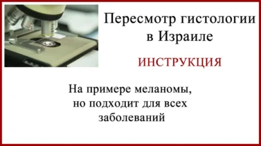 Пересмотр гистологии в Израиле. Подробная инструкция.
